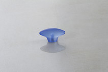Мебельная ручка Poliplast РП-20 прозрачный синий