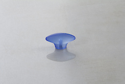 Мебельная ручка Poliplast РП-20 прозрачная синяя