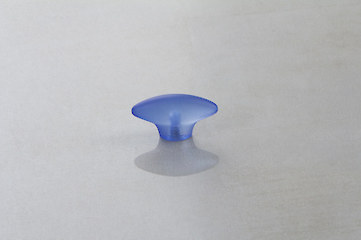 Мебельная ручка Poliplast РП-20 прозрачный синий