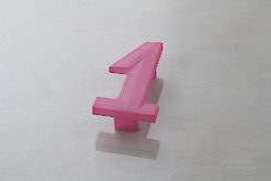 Мебельная ручка Poliplast в виде цифры 