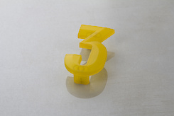 Мебельная ручка Poliplast в виде цифры 