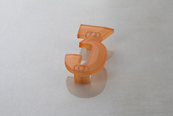 Мебельная ручка Poliplast в виде цифры 