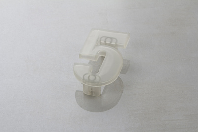 Мебельная ручка цифра 