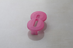 Мебельная ручка Poliplast в виде цифры 