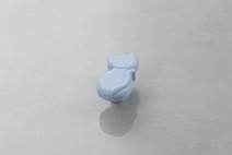 Мебельная ручка "Котенок" Poliplast РП-10 матовый голубой