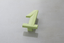 Мебельная ручка Poliplast в виде цифры 