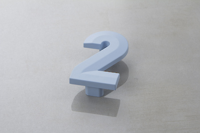 Мебельная ручка цифра 