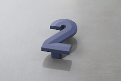 Мебельная ручка Poliplast в виде цифры 