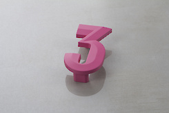 Мебельная ручка Poliplast в виде цифры 