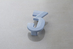 Мебельная ручка Poliplast в виде цифры 