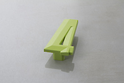 Мебельная ручка Poliplast в виде цифры 