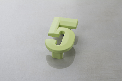 Мебельная ручка цифра 