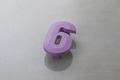 Мебельная ручка Poliplast в виде цифры 