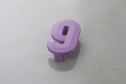 Мебельная ручка Poliplast в виде цифры 