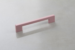 Мебельная ручка Poliplast РП-22/128 матовая розовая светлая