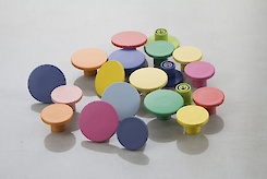 Мебельная ручка Poliplast РП-24 матовая желтая