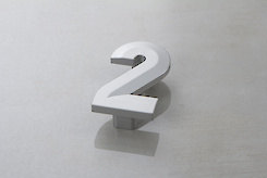 Мебельная ручка в виде цифры 