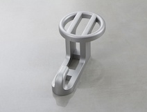 Гачок меблевий Poliplast КП одинарний - алюміній