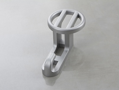 Гачок меблевий Poliplast КП одинарний - алюміній