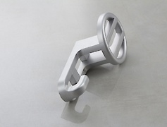 Гачок Poliplast КП одинарний - алюміній