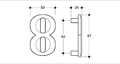 Мебельная ручка Poliplast 