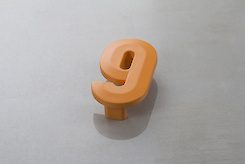 Мебельная ручка Poliplast в виде цифры 