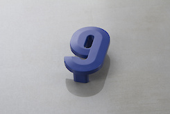 Мебельная ручка Poliplast в виде цифры 