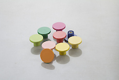 Мебельная ручка Poliplast РП-25 глянцевая желтая