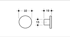 Мебельная ручка Poliplast полипласт РП-36 глянцевая розовая