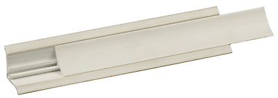 Отб-ка пластм H=14 белый 3м (плинтус мебельный)