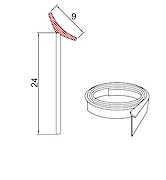 Ущільнювач щілинний сірий 4,2м
