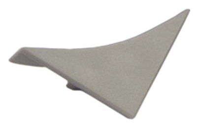 Отб-ка пластм H=14 заглушка сер.