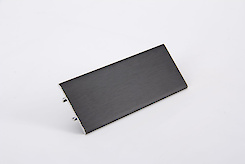 Отбортовка вставка алюмінієва H=30мм L=4200мм чорний BRUSH