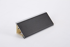 Отбортовка вставка алюмінієва H=30мм L=4200мм чорний BRUSH