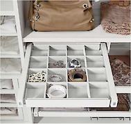 Лоток для аксесуарів для рамки телескопічній серії Elite сірий велюр (ADLF46FFLG)