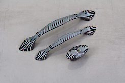 Мебельная ручка Giusti РГ 296 WMN503.096.00C3  черная бронза + голубая патина