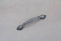 Мебельная ручка Giusti РГ 296 WMN503.096.00C3  черная бронза + голубая патина