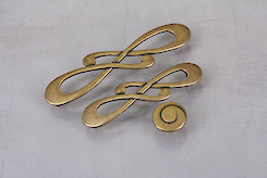 Мебельная ручка Giusti РГ 298 WMN602.096.00D1 старое золото