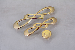 Меблева ручка Giusti РГ 301 WMN602.096.00GP золото глянсове