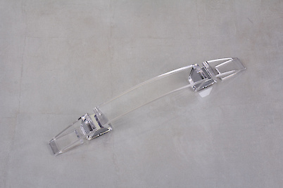 Меблева ручка Poliplast РП-30/128 прозорий