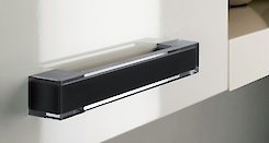 Мебельная ручка Poliplast РП-31/160 акриловая черная