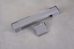 Мебельная ручка Poliplast РП-31/160 акриловая серая