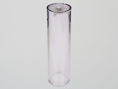 Мебельная ножка Poliplast НП-1 пластиковая прозрачная h=250 мм