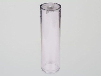 Мебельная ножка Poliplast НП-1 пластиковая прозрачная h=250 мм