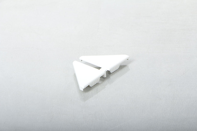 Комплект заглушок Scilm до отбортовки h=30мм білий