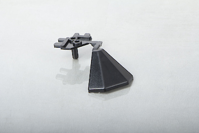 Куточок зовнішній 90 градусів Scilm до отбортовки h=30мм чорний