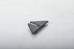 Комплект заглушек Scilm к отбортовке h=30мм черный