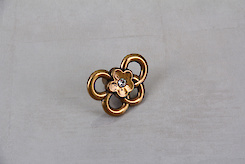 Мебельная ручка Giusti РГ 394 WPO665.000.KRA8 старое золото