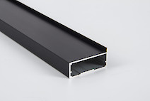 Фасадный алюминиевый профиль М11 L=5950 мм черный BRUSH