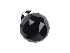 Ручка GTV Crystal A d=30мм, хром/черный кристалл